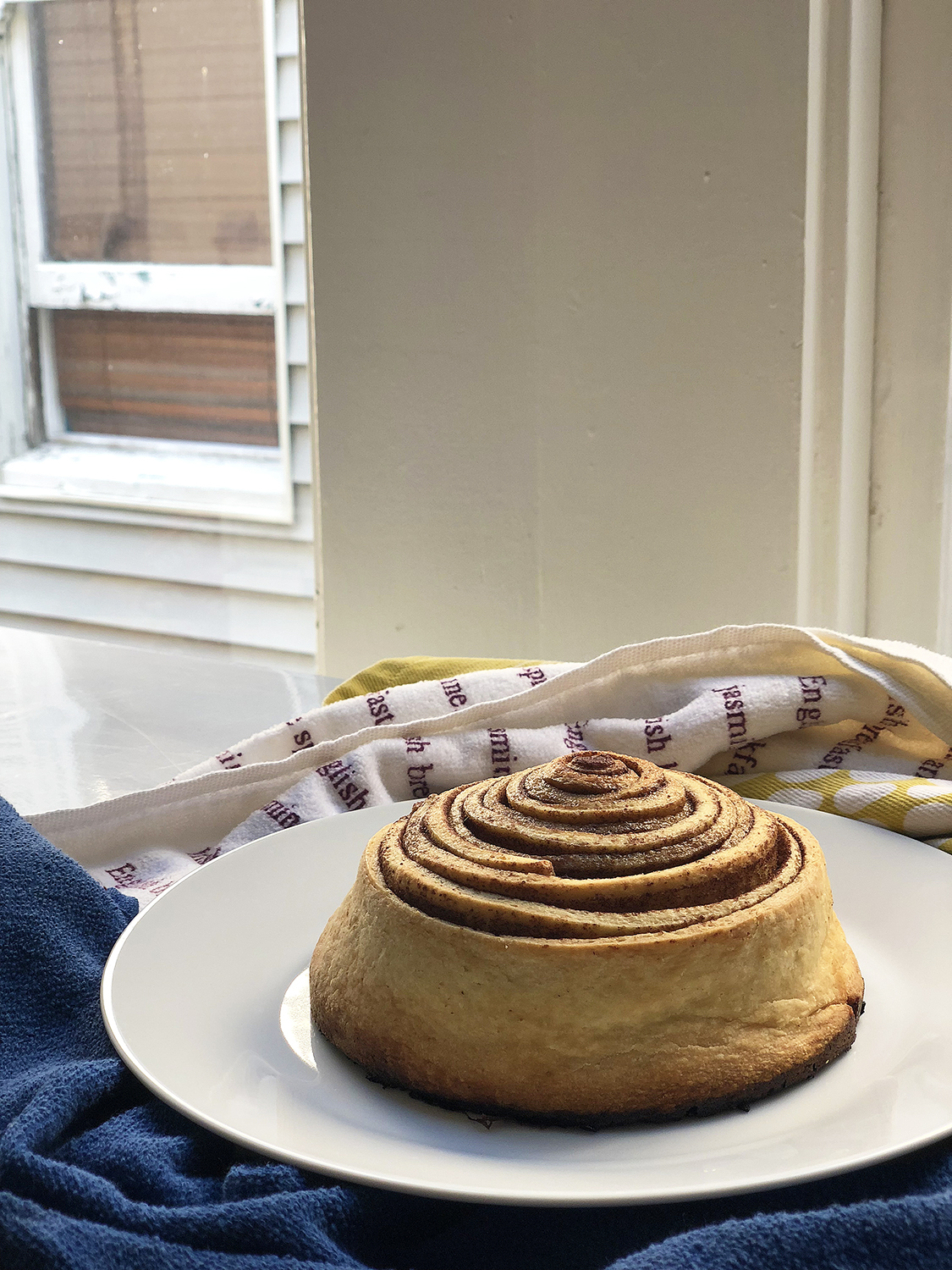 Recipe: Giant Cinnamon Roll with Brown Butter and Almond Flour