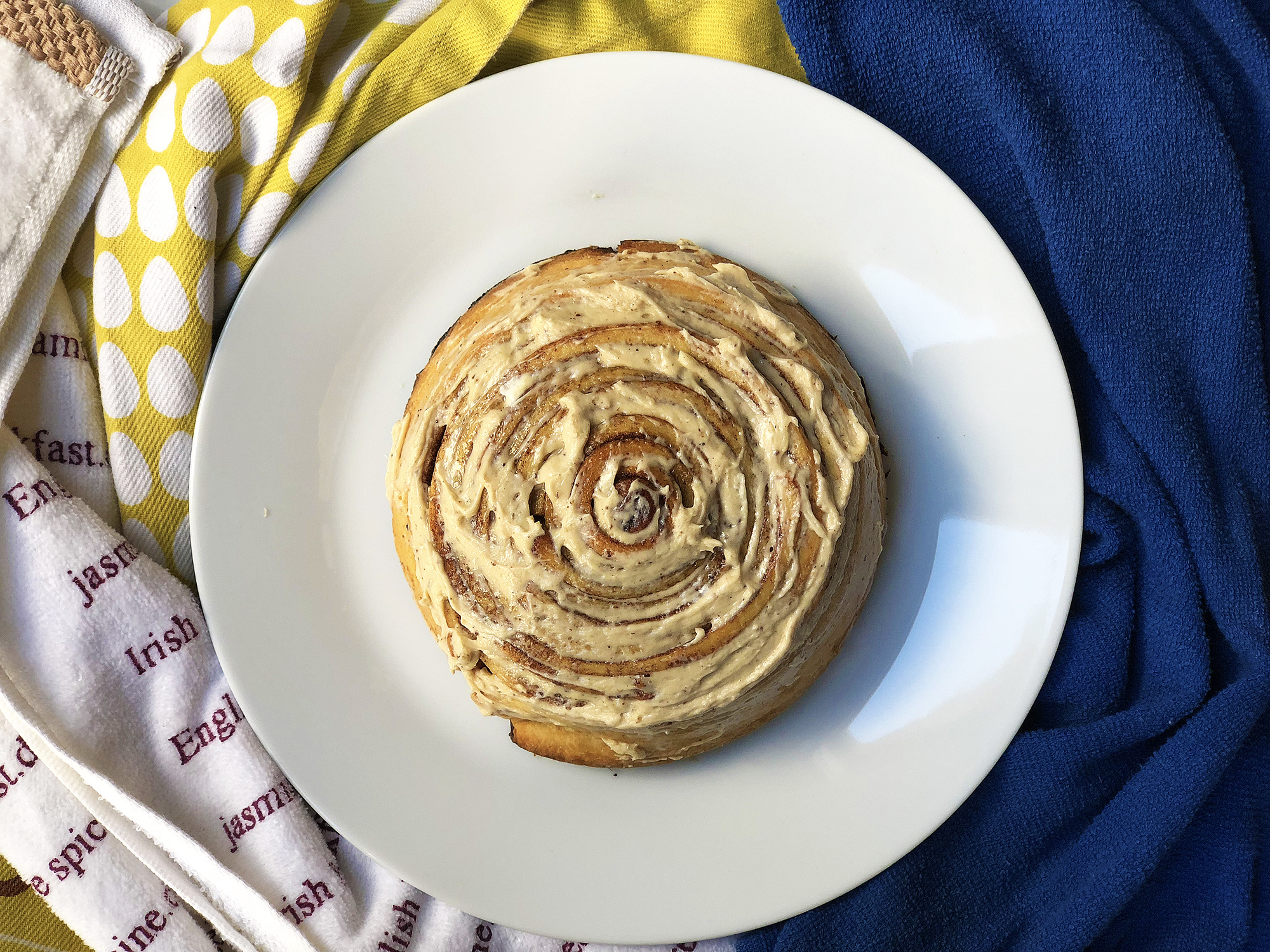 Recipe: Giant Cinnamon Roll with Brown Butter and Almond Flour