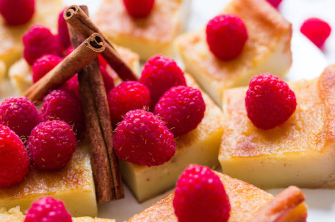 Recipe: mochi cake raspberries