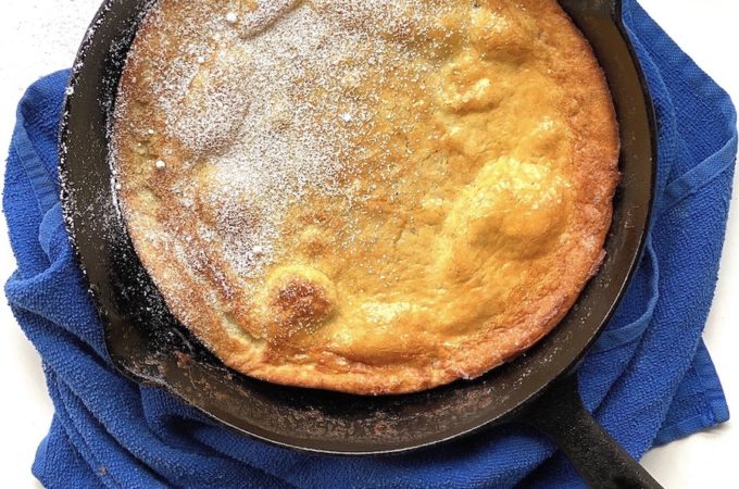 cast iron baked pancake